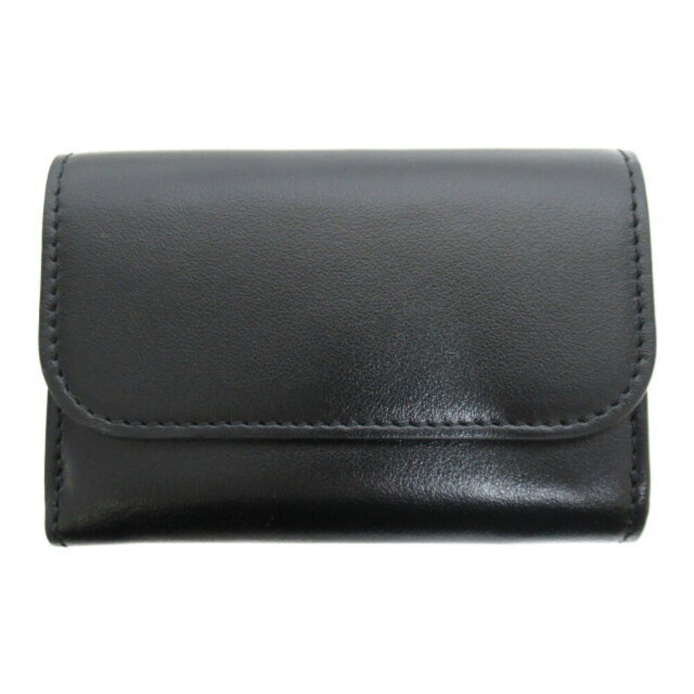 Chloe Wallet Black Tri Leather fold